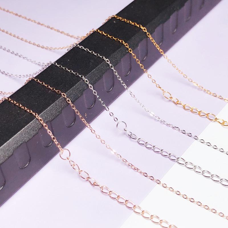 Женское регулируемое колье-чокер из стерлингового серебра S925 с цепочкой-коробкой и удлинителем