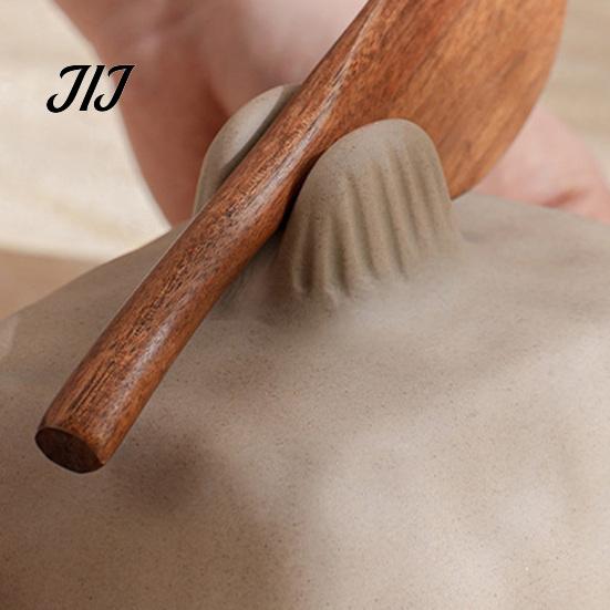 Butter Dish for Counter Ceramic with Lid And Wooden Knife, Kitchen Countertop Cheese Storage Tray, Keeper Container Fridge & Table Serving Box