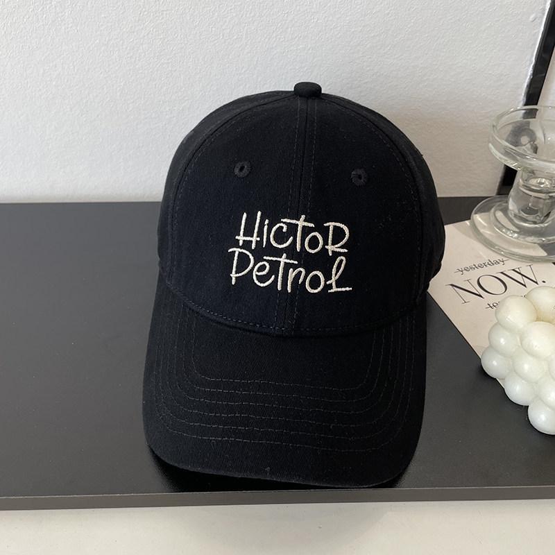 Hictor Letter Embroidery Soft Top Baseball Cap Children Spring Fashion Casual Versatile Trend Out Of The Street Cap Men