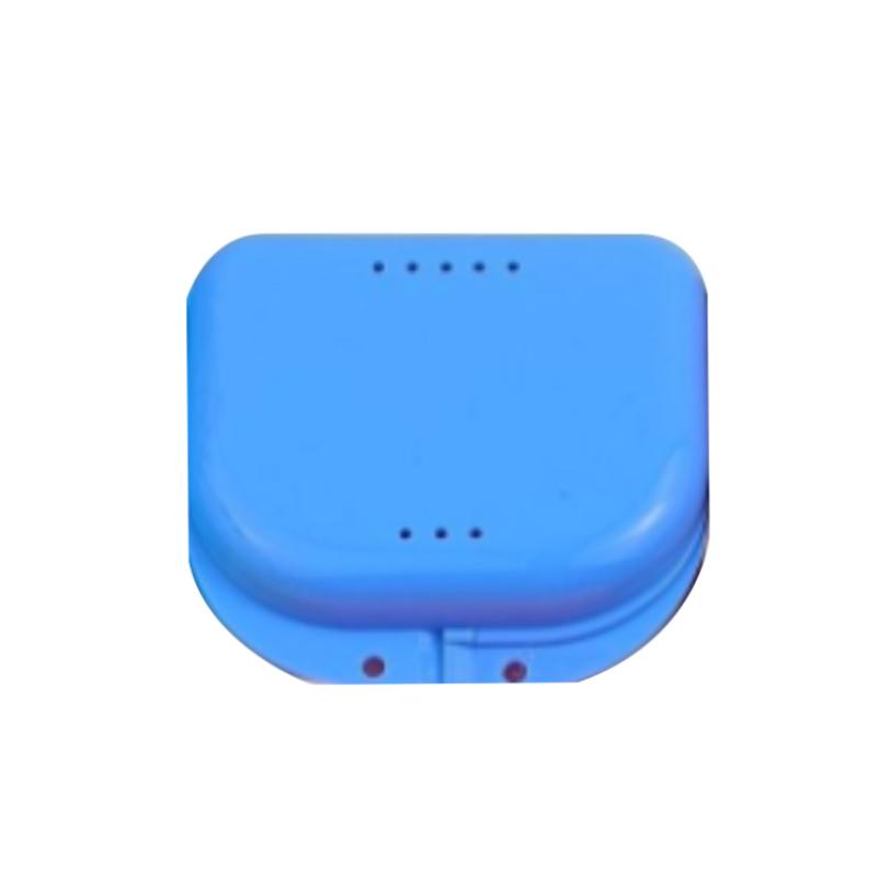 Практичный многоцветный тип маленькая зубная коробка с коробкой для брекетов коробки для зубных протезов