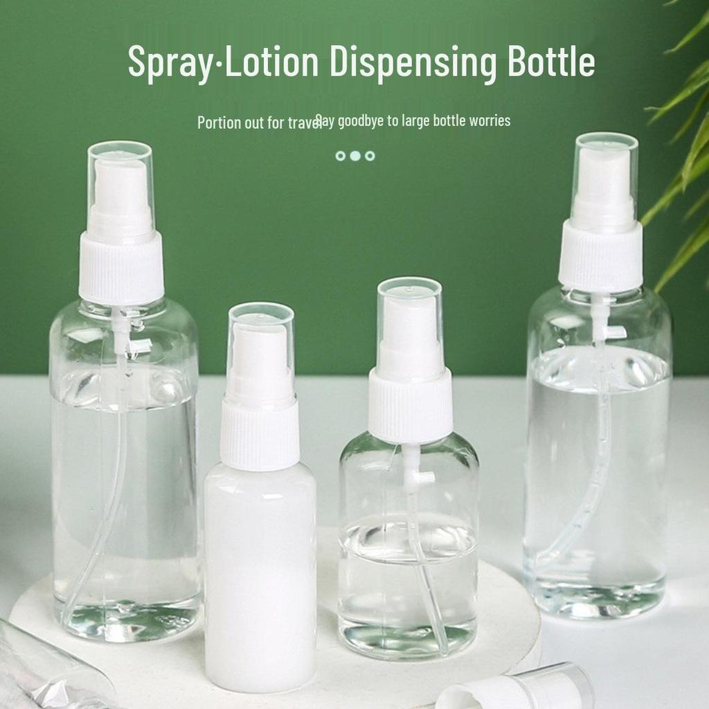 Набор портативных бутылочек-спреев с мелким распылением для спирта и макияжа