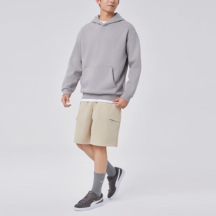 Puma Повышенная толстовка с капюшоном Мужские толстовки Серые 686854-14