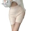 Женские зимние шорты-шорты, трикотажные, с высокой талией, эластичные, однотонные, сохраняющие тепло, защищающие от воздействия окружающей среды, базовые шорты для повседневной носки дома и не только