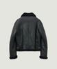 Lmood Pomade Classic Lamb Mustang Jacket Black
