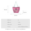 Summer new tote bag shoulder animation embroidery vegetable basket bag women's large-capacity shopping bag