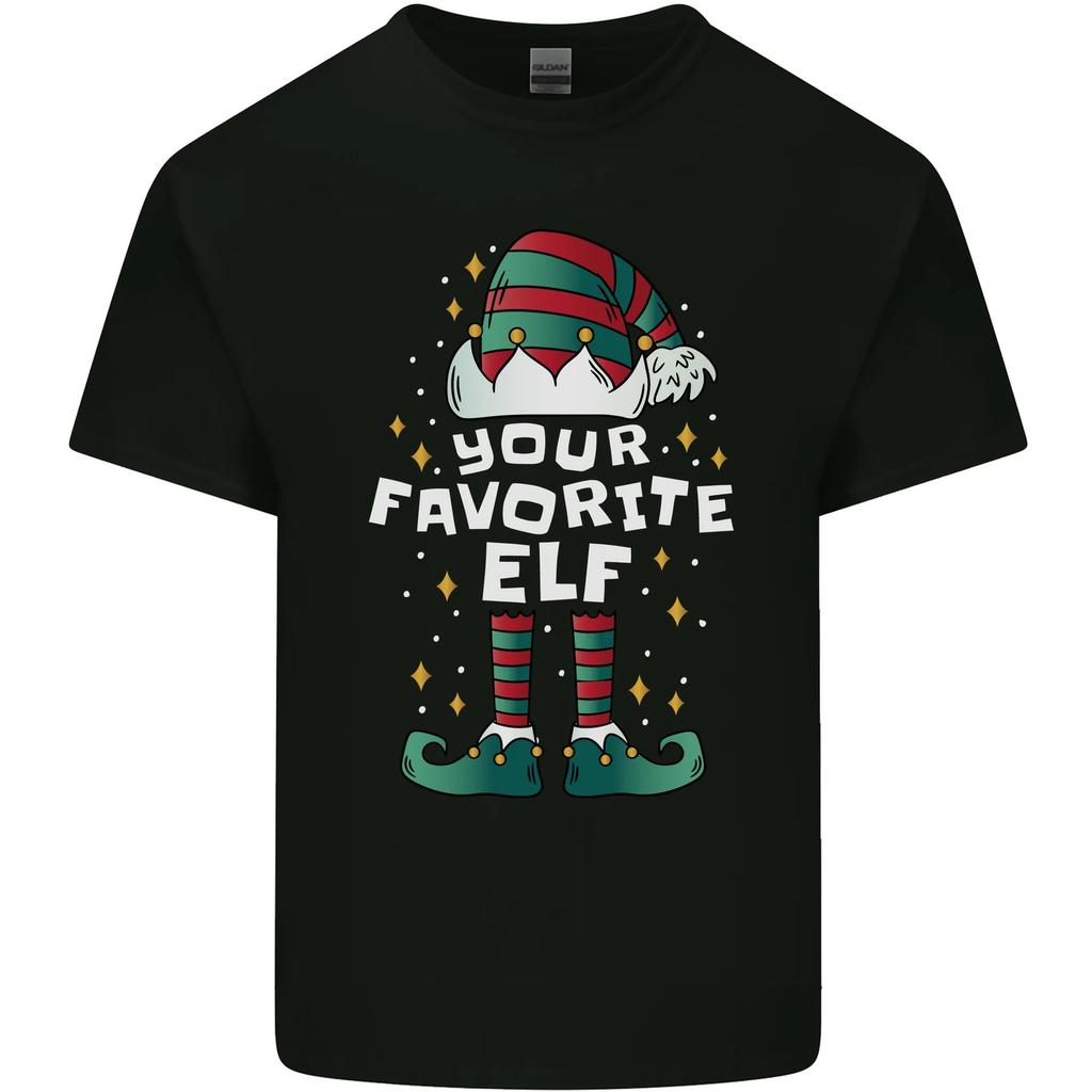 Your Favourite Elf Funny Christmas Xmas T-Shirt Boys Girls