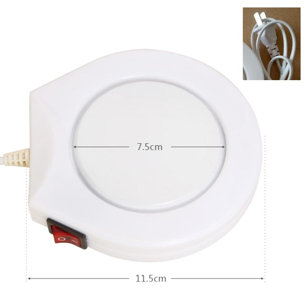 Электрическая подставка-нагреватель для кофейной кружки с постоянной температурой, подогреватель для молока, легкий подогреватель для кофейной чашки, регулируемый для дома/офиса