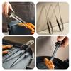 Seiunn Yakiniku Tongs, Non-Slip, Easy to Grip, Lightweight and Convenient, for Deep Frying, BBQ, Pasta, Cooking, Kitchen, Outdoors, Camping,
