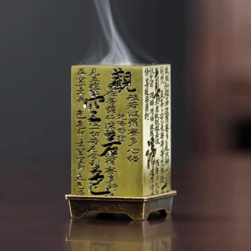 Alloy Incense Burner Hollow Out Sandalwood Censer Incense Burner Stick Holder Home Decoration