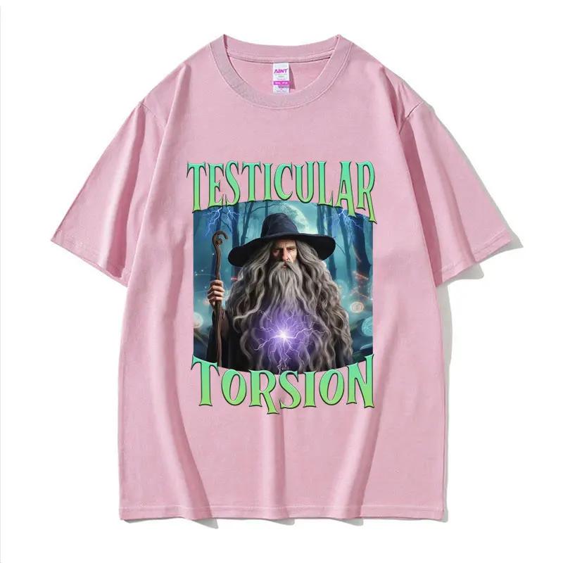 Shadow Wizard Funny T Shirt Testicular Torsion Meme Graphic Tee ShirtUnisex Retro Gothic Oversized Short Sleeve T-shirt Tops