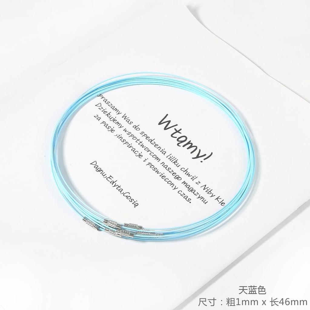 10pcs/pack Wire Collar Handmade DIY Necklace Lanyard Bracelet Ring Accessories