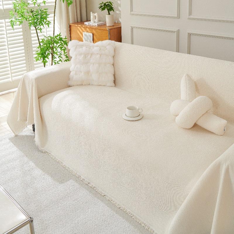 Бохо Чехол на диван Фермерский чехол на диван Простой защитный чехол для дивана для собак Шенилловые чехлы для дивана Чехлы для подушек углового дивана