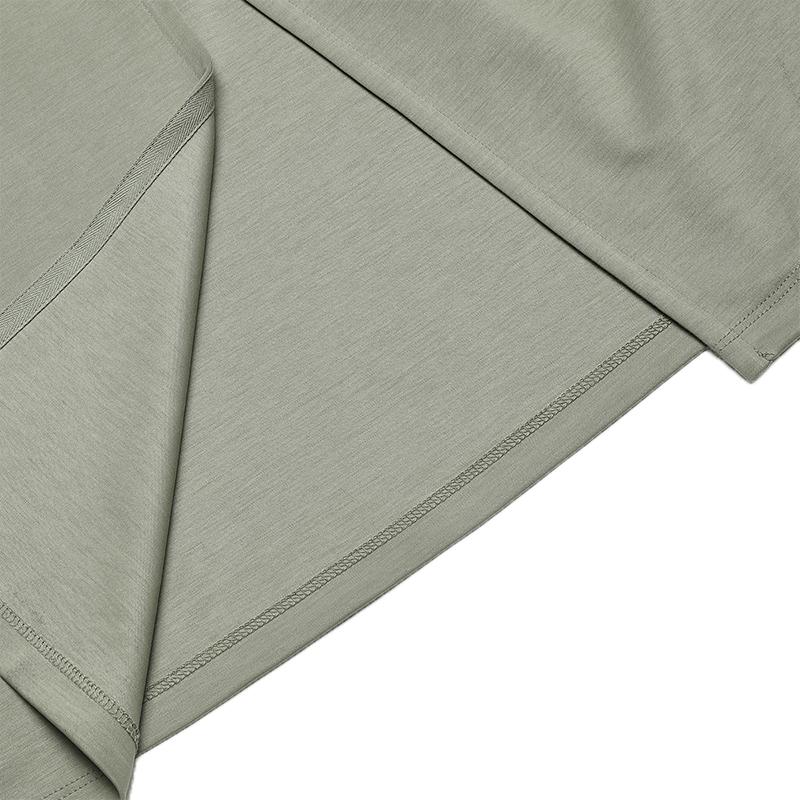 Fila Original Business Minimalist Country Style Short Sleeve Dress Women Dresses Silent-Gray F51W439301FDY