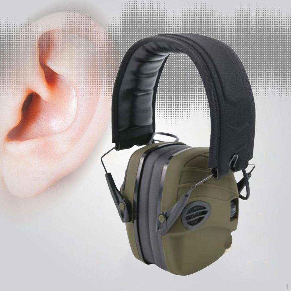 Ear Safety Earmuffs, NRR 25 Hearing , Compact Foldable Defenders for Range, Hunting