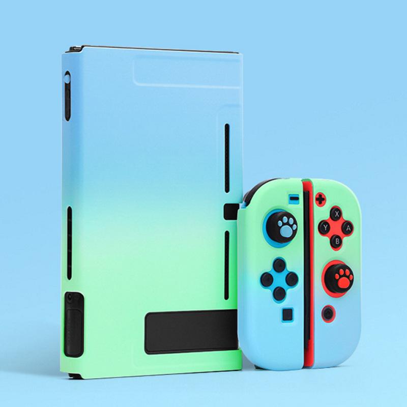 VAORLO Защитный корпус градиентного цвета для переключателя NS NX, чехол из жесткого пластика, задняя крышка, пыленепроницаемый, защита от падения