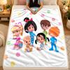 Flannel BlanketCleo & Cuquín Warm Soft Throw Blanket for Indoor Sofa Bed Living Room Use