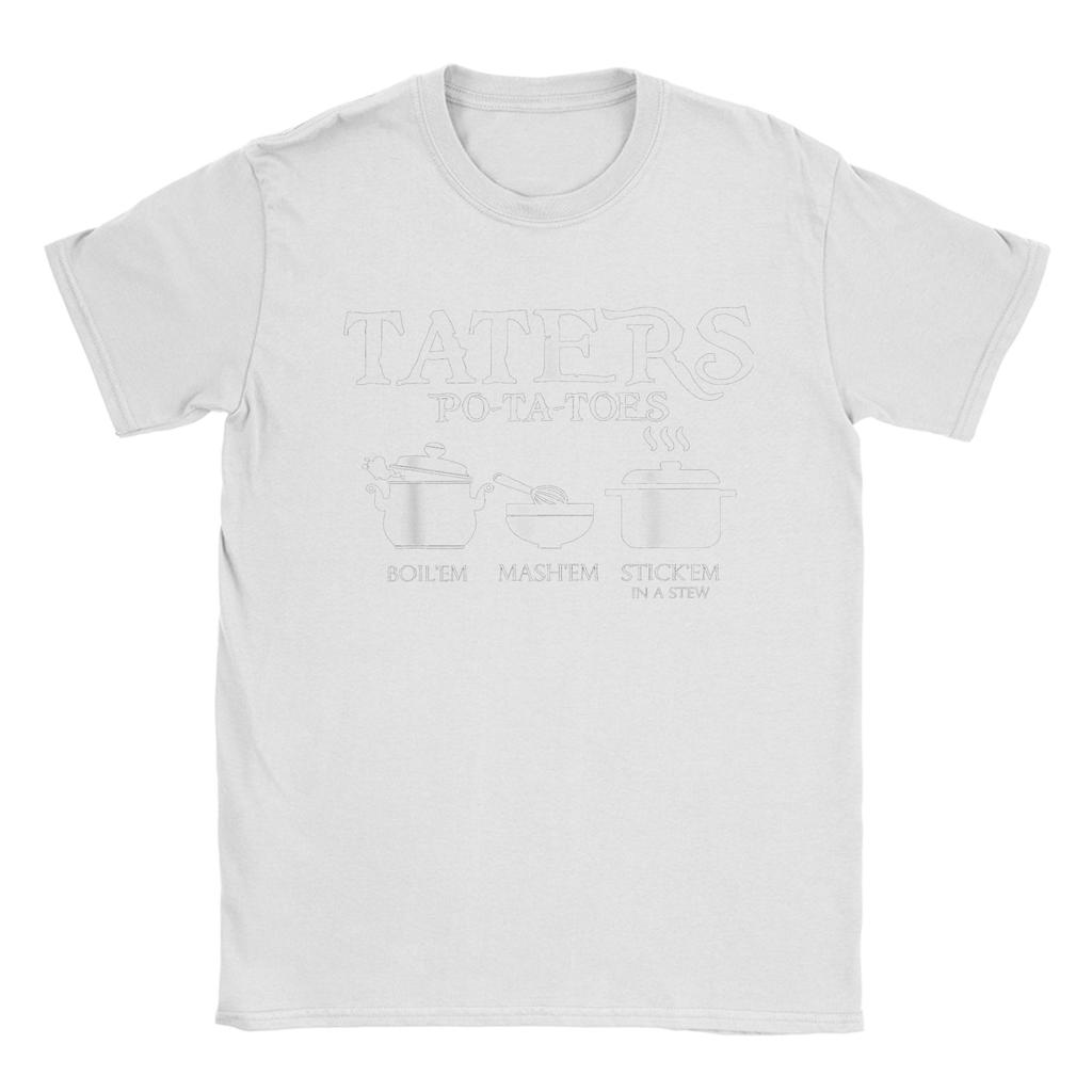 Taters Potatoes LLords Of The RRings T Shirt for Unisex Women 100 Cotton Amazing Tee Shirt Short Sleeve Clothing 4XL 5XL