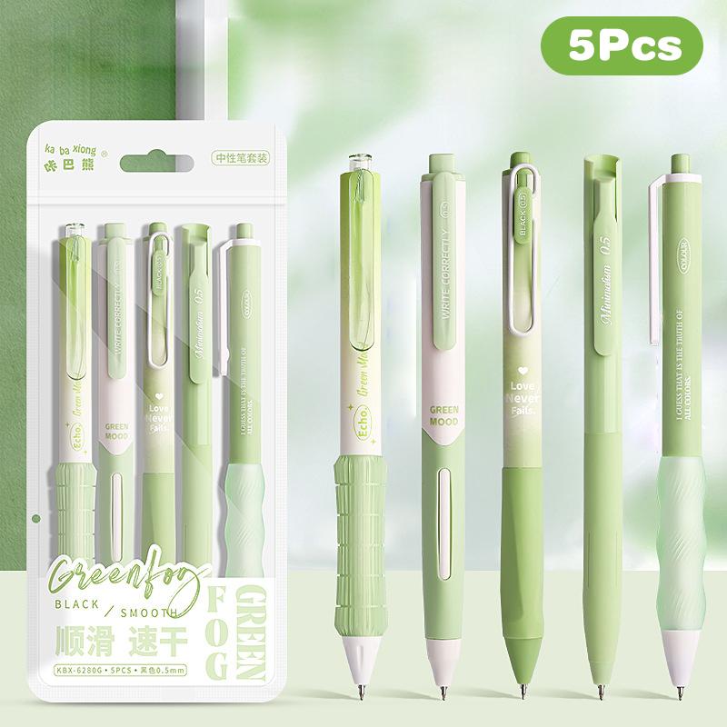 Набор из 5 гелевых ручек Simplicity Fashion, однотонные, милые, быстросохнущие, нейтральные ручки, прекрасные канцелярские принадлежности для школьников и студентов