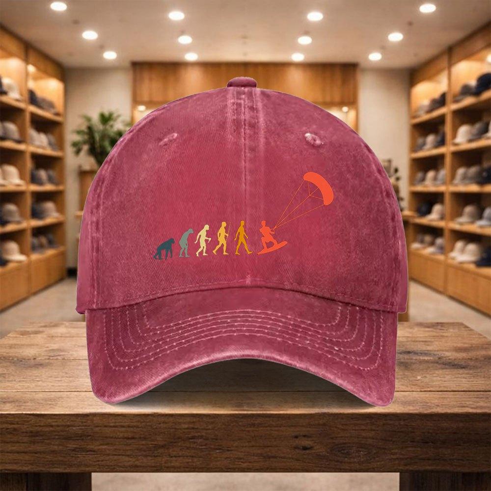 Кепка для бейсбола Повседневная кепка-snapback Новый стиль кайтсерфинга Универсальная регулируемая спортивная кепка Подходит для отпуска Путешествия Ст