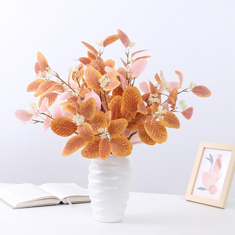Prop Bridal Bouquet Simulation Plants Branches Leaves With Fruits Artificial Eucalyptus Stems