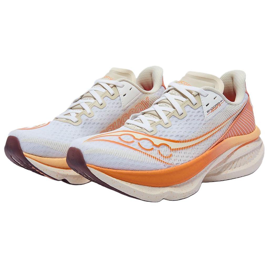 SAUCONY Endorphin Azura Удобные Универсальные Упругие Повседневные Беговые Кроссовки Унисекс Кеды Бело-Оранжевые S31070-501