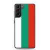 Coque Téléphone - Samsung - Galaxy S21 Ultra - Drapeau Bulgarie - Souple - Multicolore