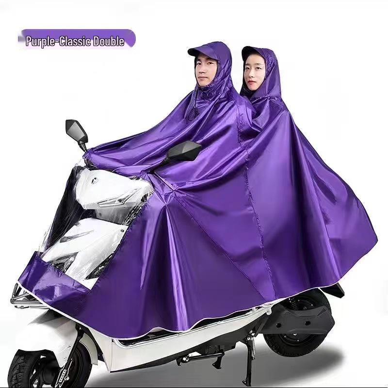 Сверхтолстый дождевик-пончо XL, защищенный от шторма, для электромобилей - Унисекс, полноразмерный чехол для мотоцикла с защитой для ног