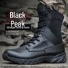 Men's Ultralight Tactical Combat Boots - Autumn/Winter Breathable Outdoor Security Boots with Shock Absorption.