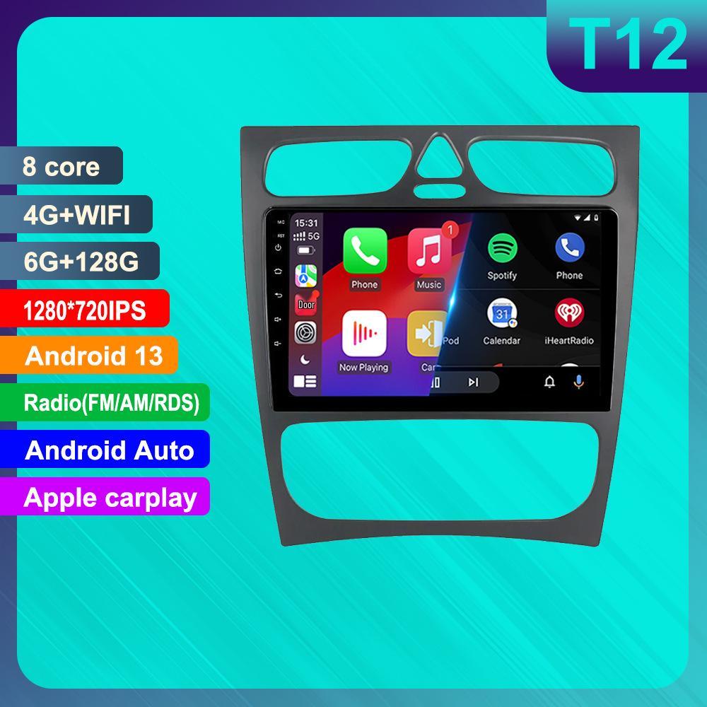 HD камера заднего вида для Android с CarPlay для Mercedes-Benz C-Class W203 Навигация