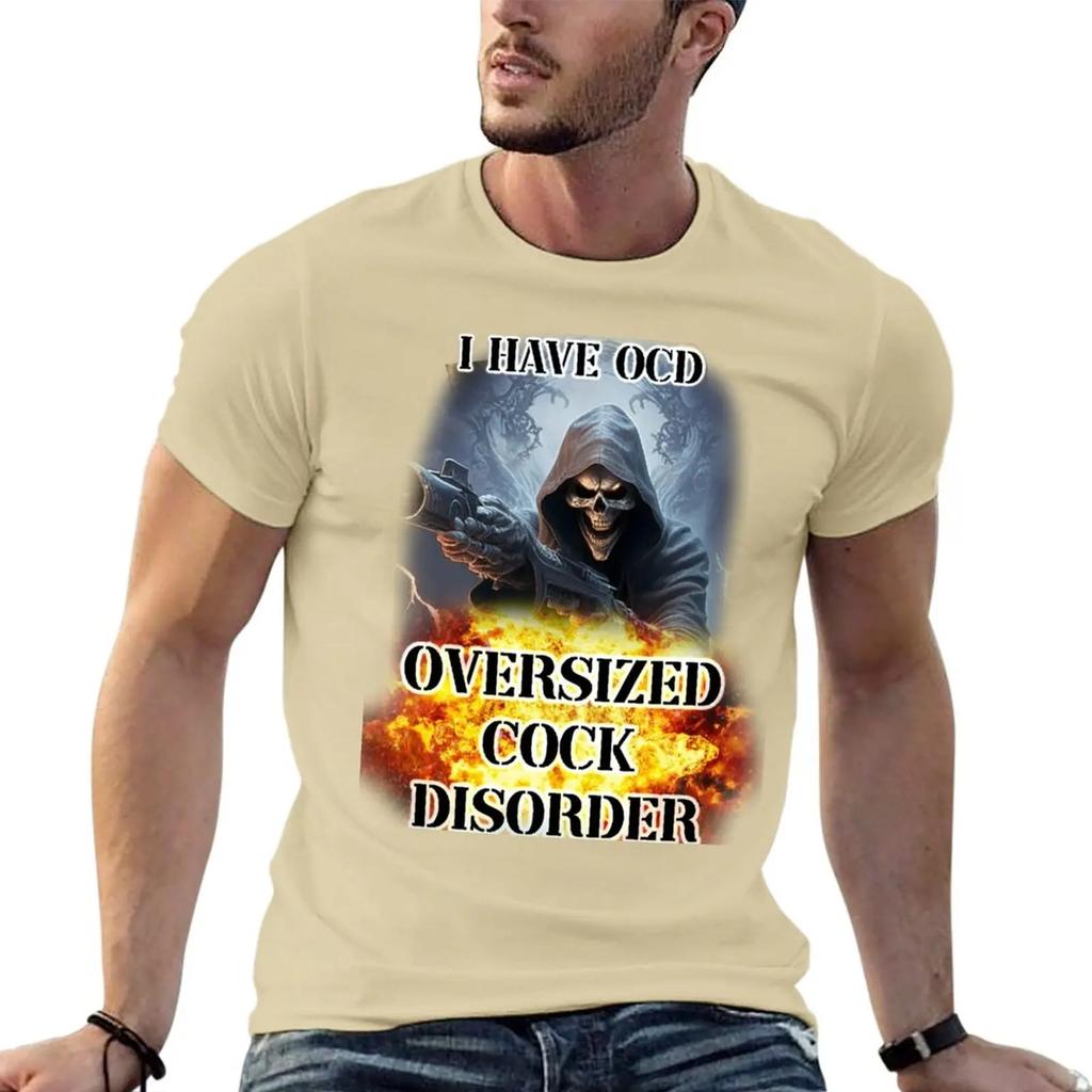 New i have ocd ver 2 T-Shirt Anime t-shirt t shirt man plain black t shirts men