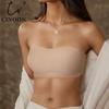 CINOON Sexy Strapless Bra for Woman Invisible Tube Seamless Breathable Wireless Wedding Brassiere Push Up Bras Female Lingerie