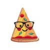 Pizza Cute Cartoon Morale Tactical Patch Velcros Embroidered Badge Sticker Patch Hook Loop Fastener DIY Jeans Cap Backpack