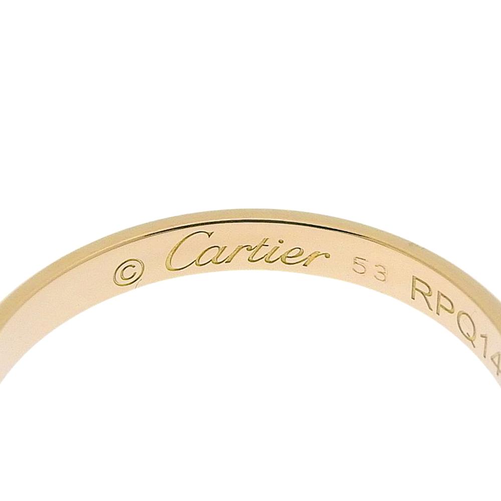 Cartier Классическое обручальное кольцо 1895 года, желтое золото K18, размер #6.4(Наш размер) 2,2 г Женские Б/У