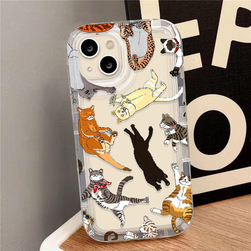 Airbag Phone Case for iPhone 11 13 16 Pro Max iPhone 14 15 12 13 Pro Max 16 Plus 7 8 Plus Samsung S24 FE A55 A05S A54 A06 S22 A15 S23 A12 A22 A52S A34