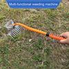 Handheld Weed Puller Gardening Hand Weeder Steel Weed Remover with Long Handle Manual Uprooting Weeding Tool for Garden Yard Lawn