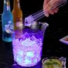 Luminous Beer Cooler Bucket with Clip Chilling Beer Container Beverage Tub LED Ice Buckets  Party