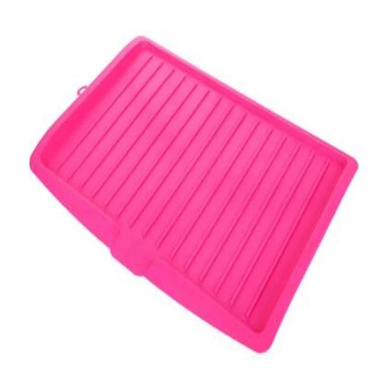 Drain Rack Kitchen Silicone Dish Drainer Tray Large Sink Drying Rack Worktop Organizer Drying Rack For Kitchen Dishes Tableware