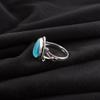 Blue Cat's Eye Gemstone Ring, 925 Sterling Silver Ring Jewelry, Handmade Jewelry Ring, Balancing Jewelry Gift For Women