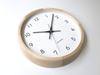 KATOMOKU Muku Clock 13 Maple Radio Clock Continuous Second Hand H. km-104HMRC 306mm (radio Clock)