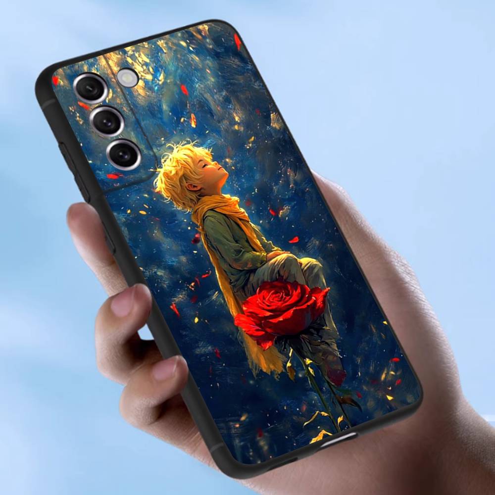 Масляная живопись Маленький принц Чехол для Samsung Galaxy Чехол S25 S23 S22 S21 S30 S20 S10 Ultra Plus FE ТПУ Мягкий чехол