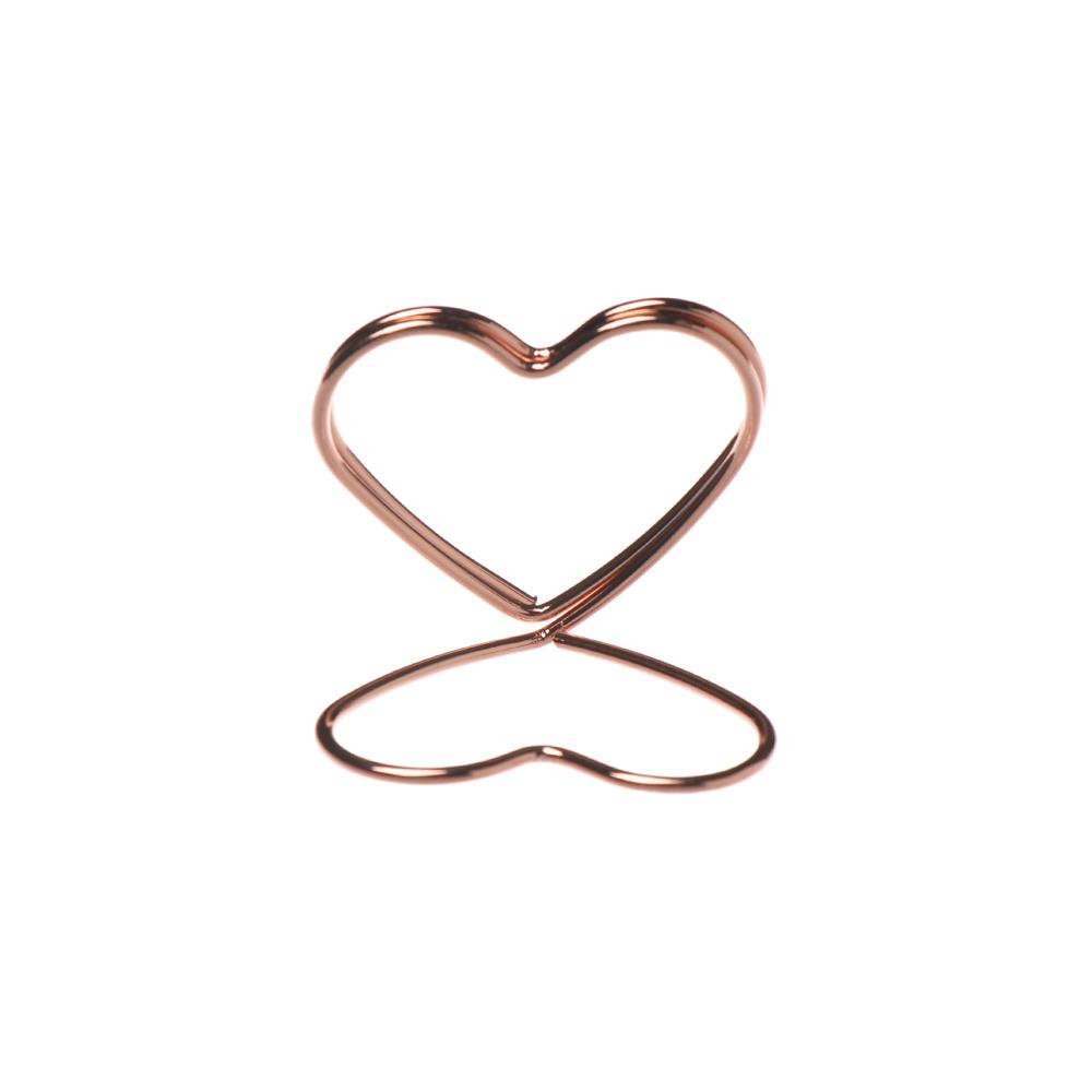 Ring Shape Paper Clamp Wedding Supplies Clamps Stand Table Numbers Holder Photos Clips Place Card