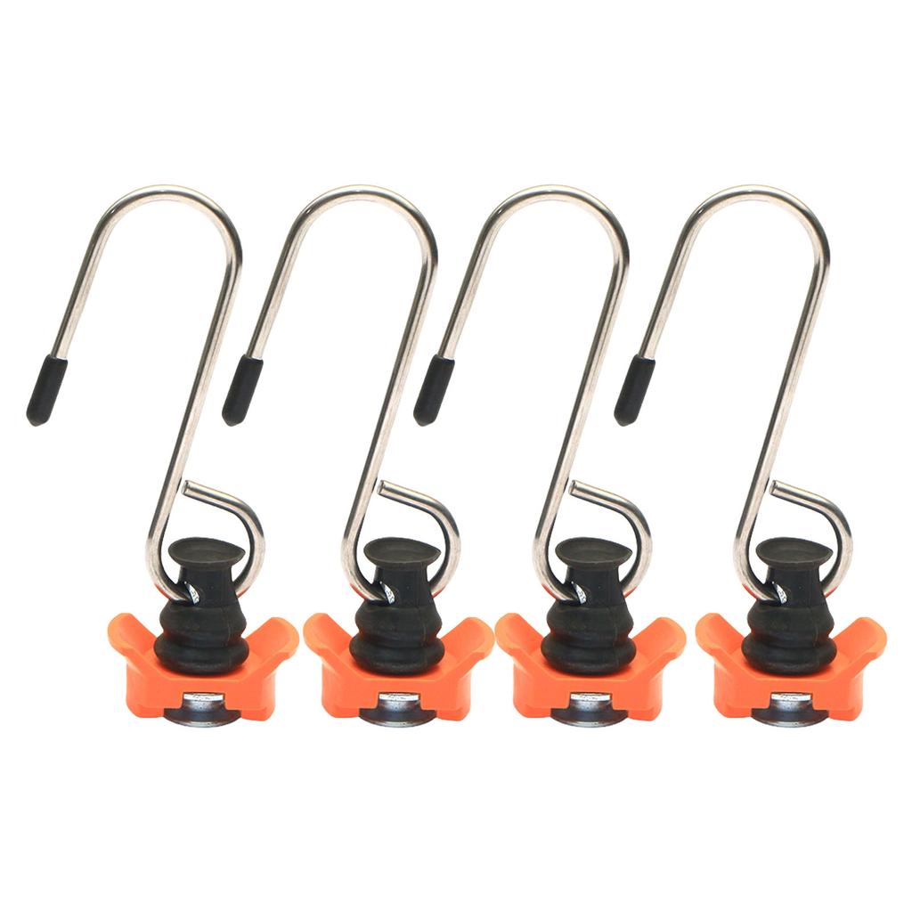 Pack Of 4 Cargo Motorhomes Campers Track Lock Buckle Hooks Alloy Fittings Accessories For Airline Rail Secure Transport
