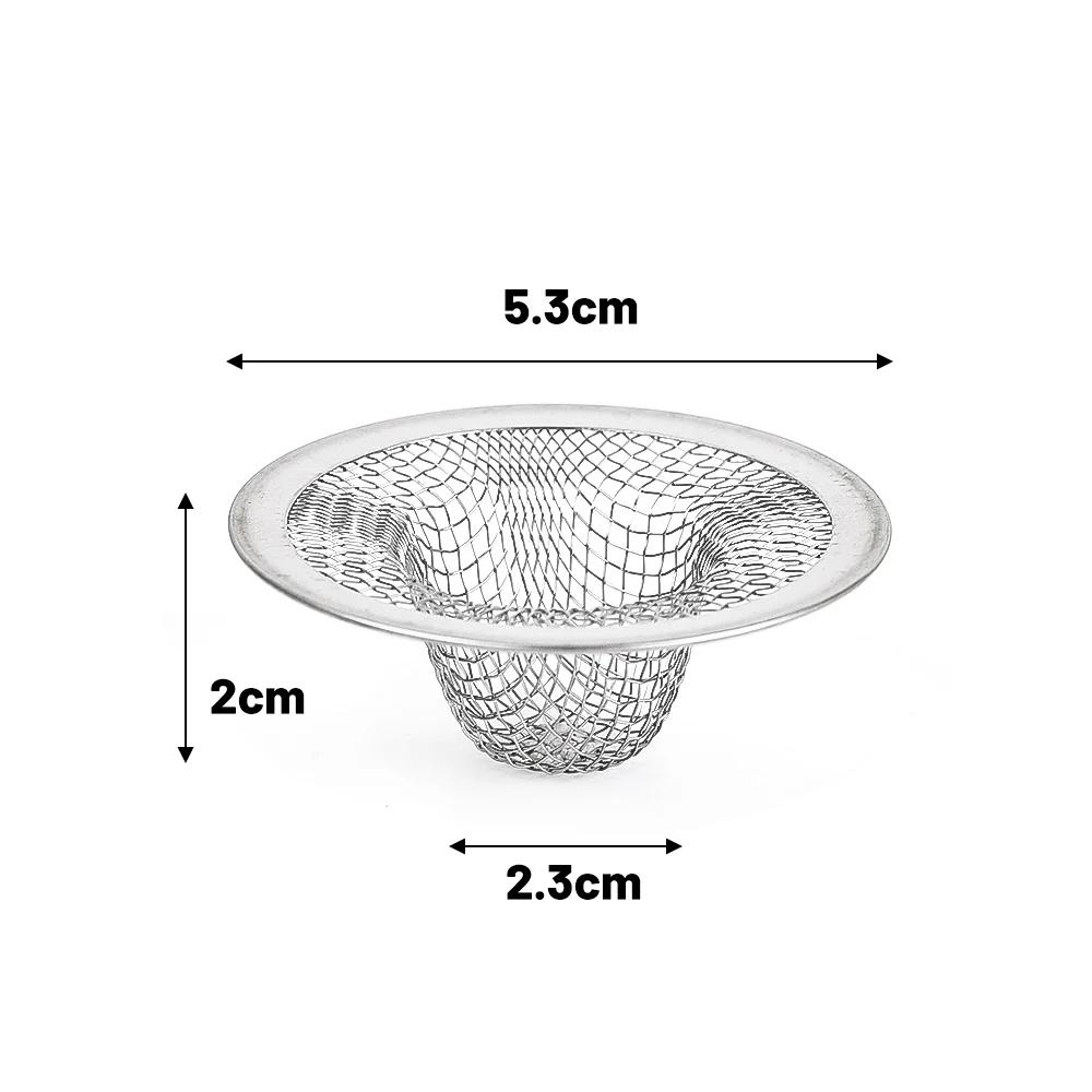 Kitchen Sink Filter Stainless Steel Sink Strainer Mesh Bathroom Floor Drains Catcher Waste Drain Hole Filter Kitchen Accessories