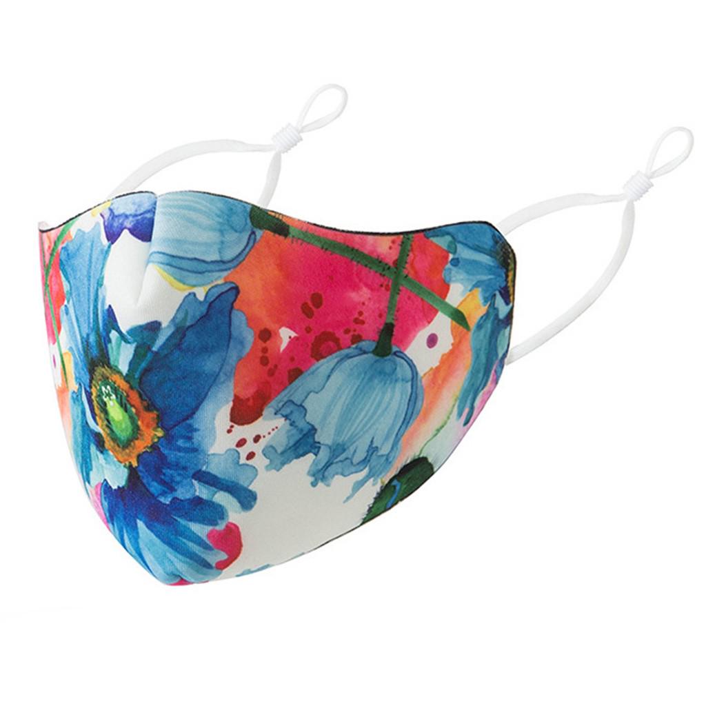 Маска-респиратор с уплотнением, унисекс, с милым принтом, для улицы, моющаяся, многоразовая, маска для лица, маски для лица, маска от гриппа
