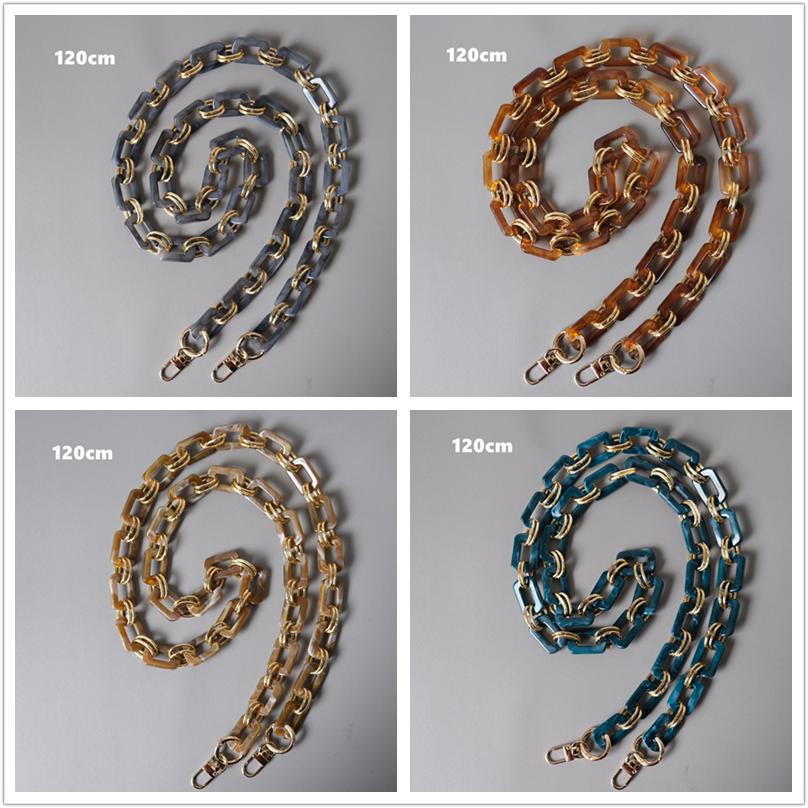 New Fashion Woman Handbag Accessory Metal Parts White Pearl Acrylic Resin Chain Luxury Strap Women Shoulder Cute Clutch Chains