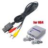for Nintendo N64 AV Cable for Super Famicom SFC SNESG Game Controller AV Line Converter for GameCube Audio Video Extention Cable