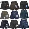 RogueWave Мешковатые шорты Готические Американские с карманным принтом Джинсовые спортивные шорты 2000-х годов Винтажная уличная одежда Хип-хоп Баскетбольные шорты
