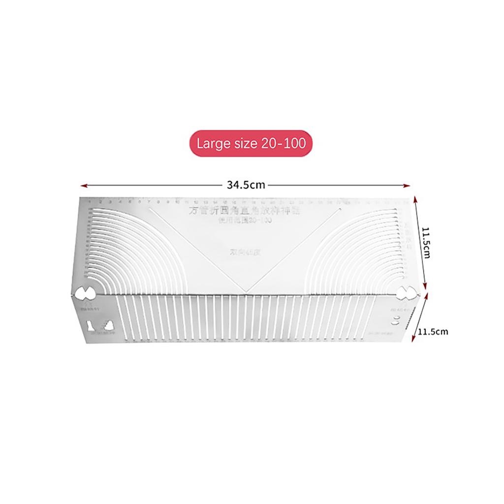 Инструмент для маркировки углов и дуг, регулируемый линейный дуговой разметчик двойного назначения, инструмент для гибки квадратных труб, инструмент для рисования параллельных линий