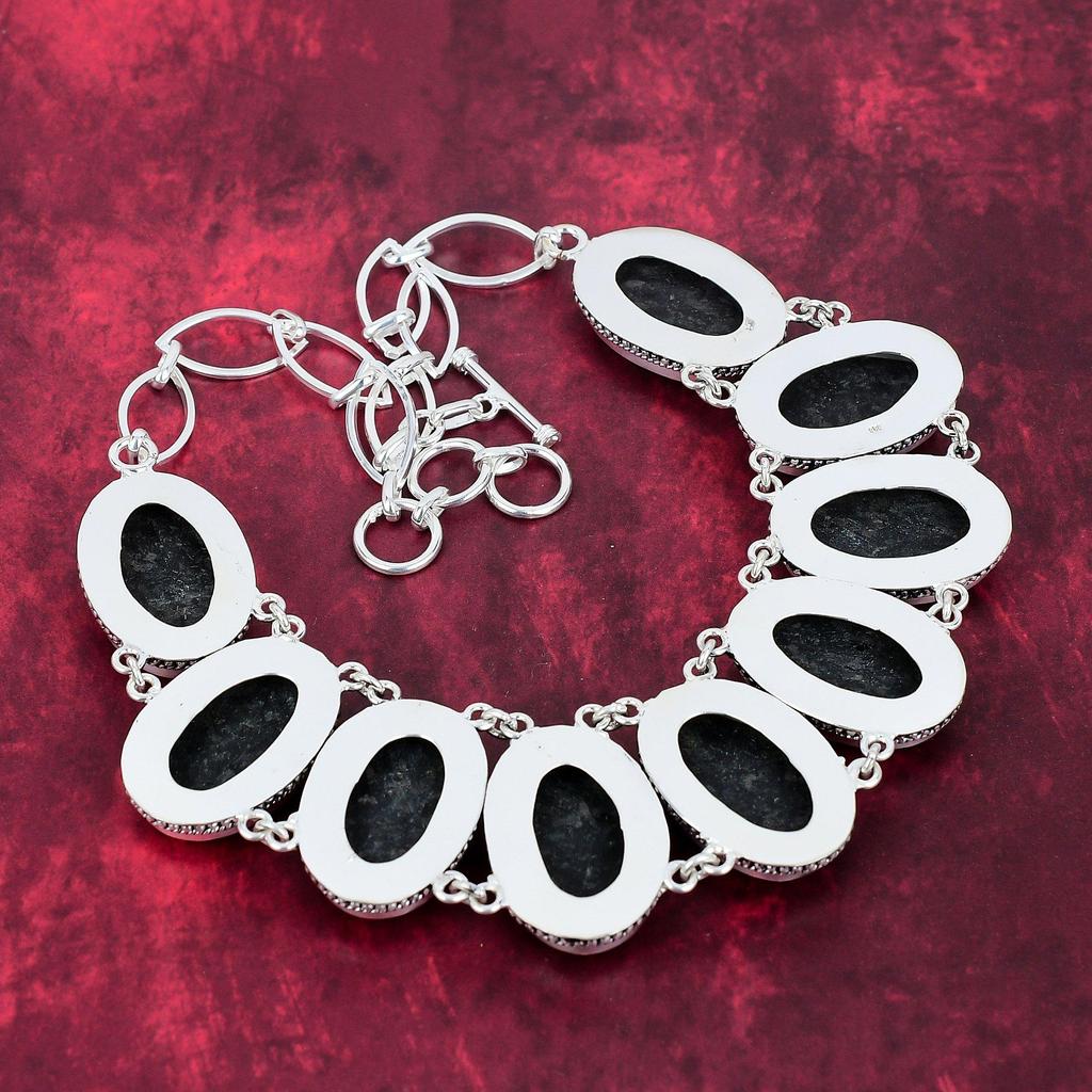 Nummite Necklace, 925 Solid Sterling Silver Gemstone Jewelry, Handmade Necklace, For Thanksgiving