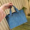 Сумка-тоут Koujia Canvas Denim: Большая вместительная сумка через плечо на весну и лето